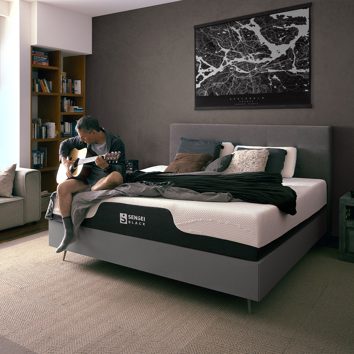 Colchón SenSei Black® de Memory Foam