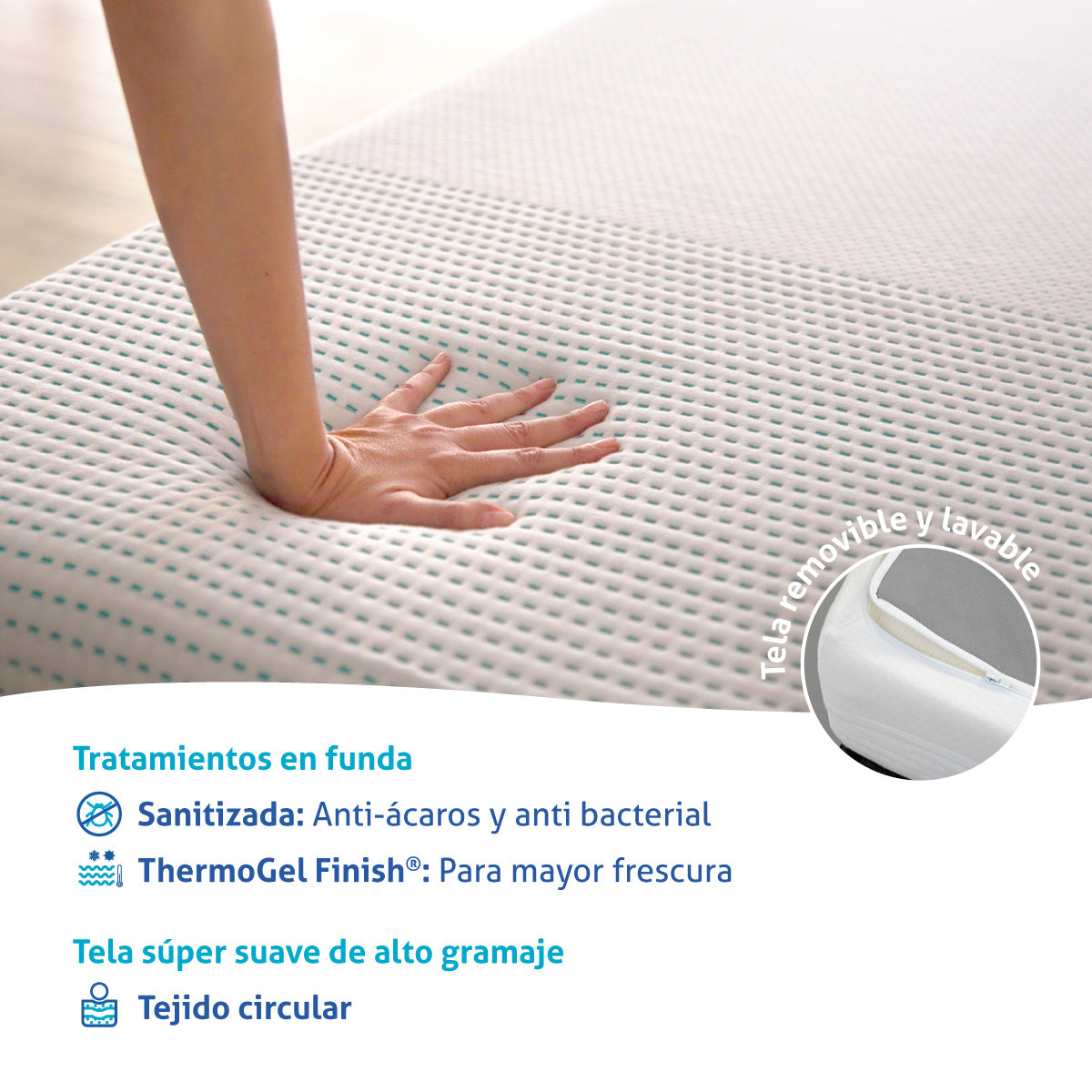 Colchón SenSei Cool Gel® de Memory Foam