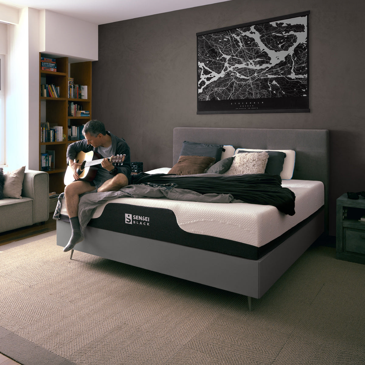 Colchón SenSei Black® de Memory Foam