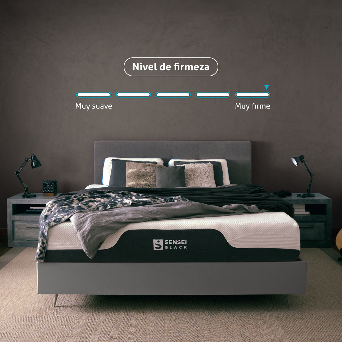 Colchón SenSei Black® de Memory Foam