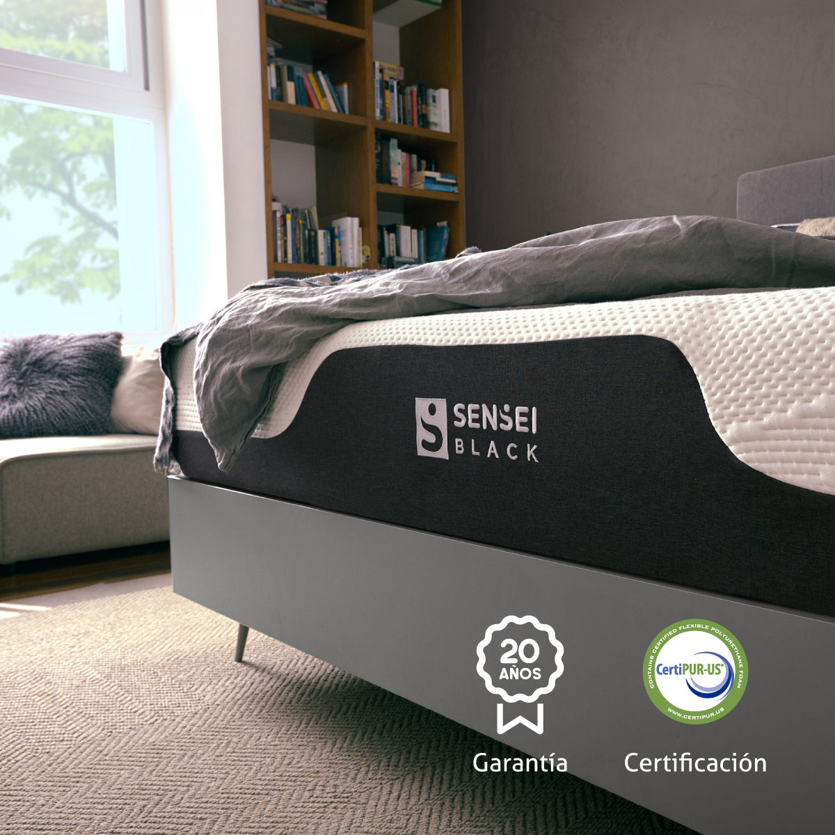 Colchón SenSei Black® de Memory Foam
