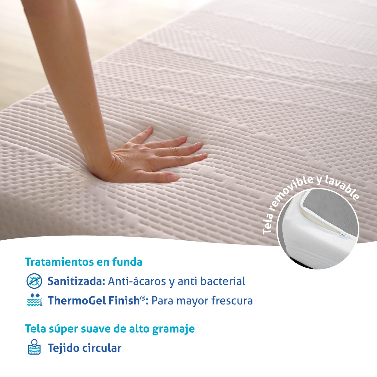 Colchón SenSei Black® de Memory Foam